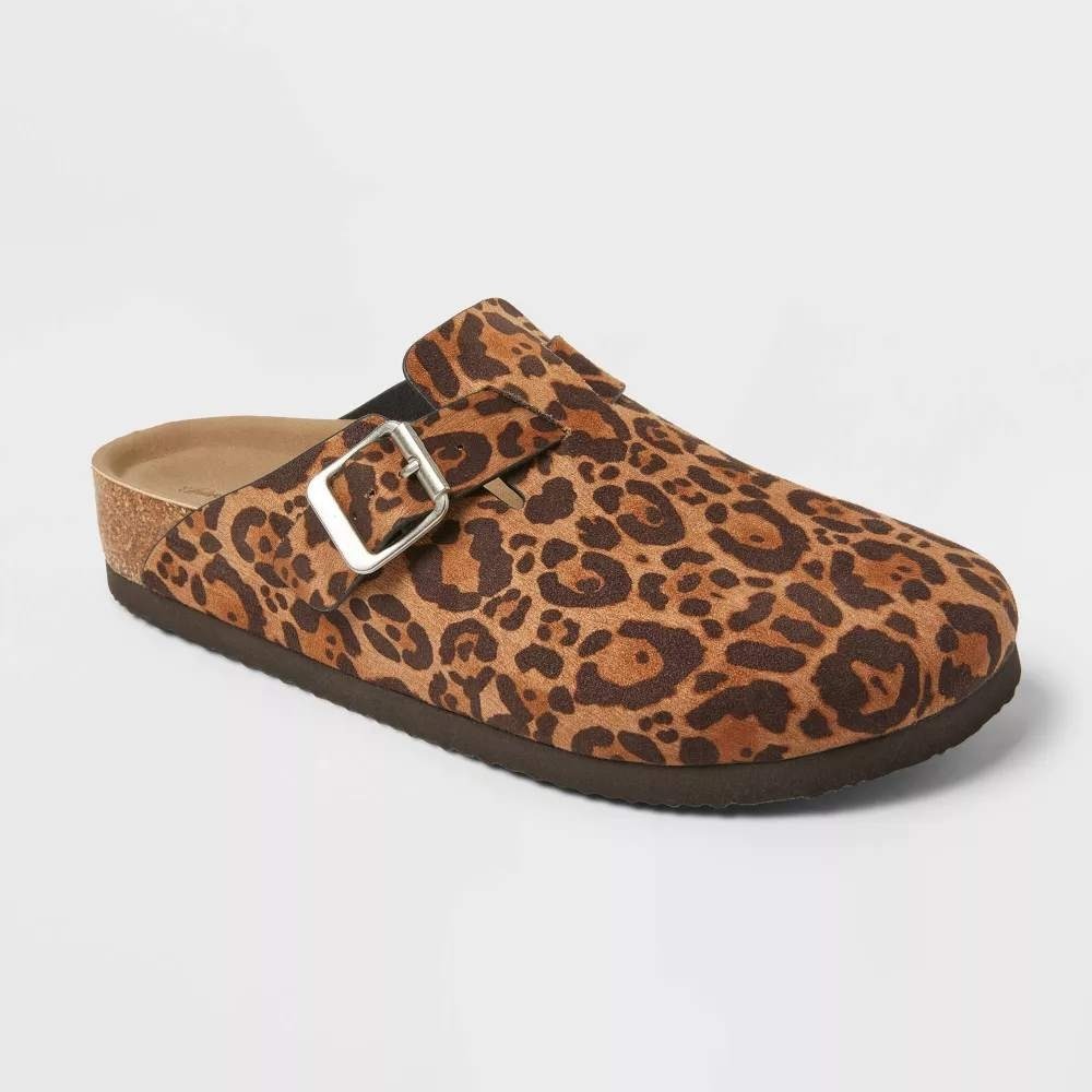 Women's Betsy Clog Mule Flats Universal Thread Light Brown Size 8.5 New With Tag